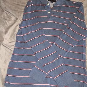 Tommy Hilfiger Long-Sleeve Collard Shirt